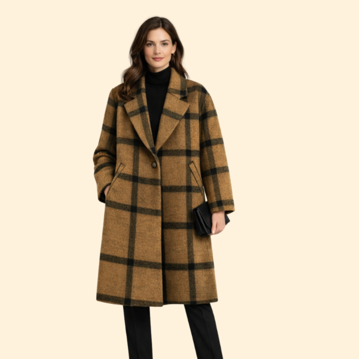 Women’s Plaid Long Coat
