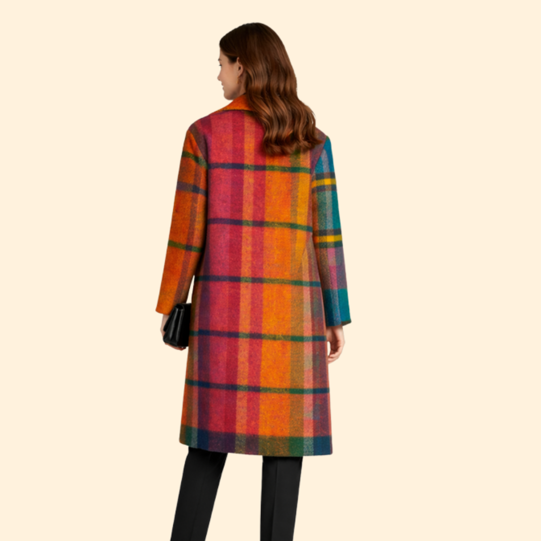 Women’s Plaid Long Coat