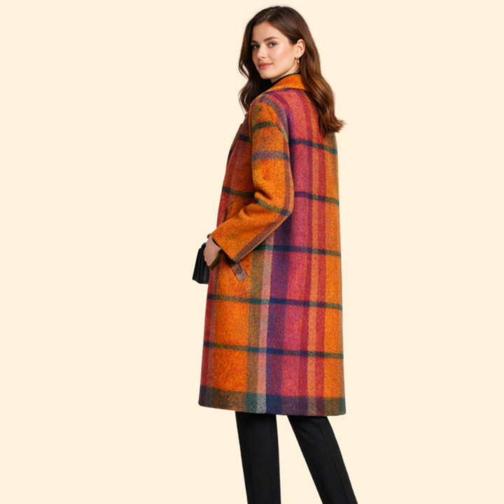 Women’s Plaid Long Coat