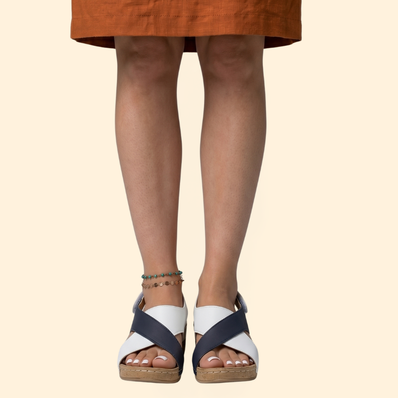 Women's Platform Cushioned Wedge Sandals