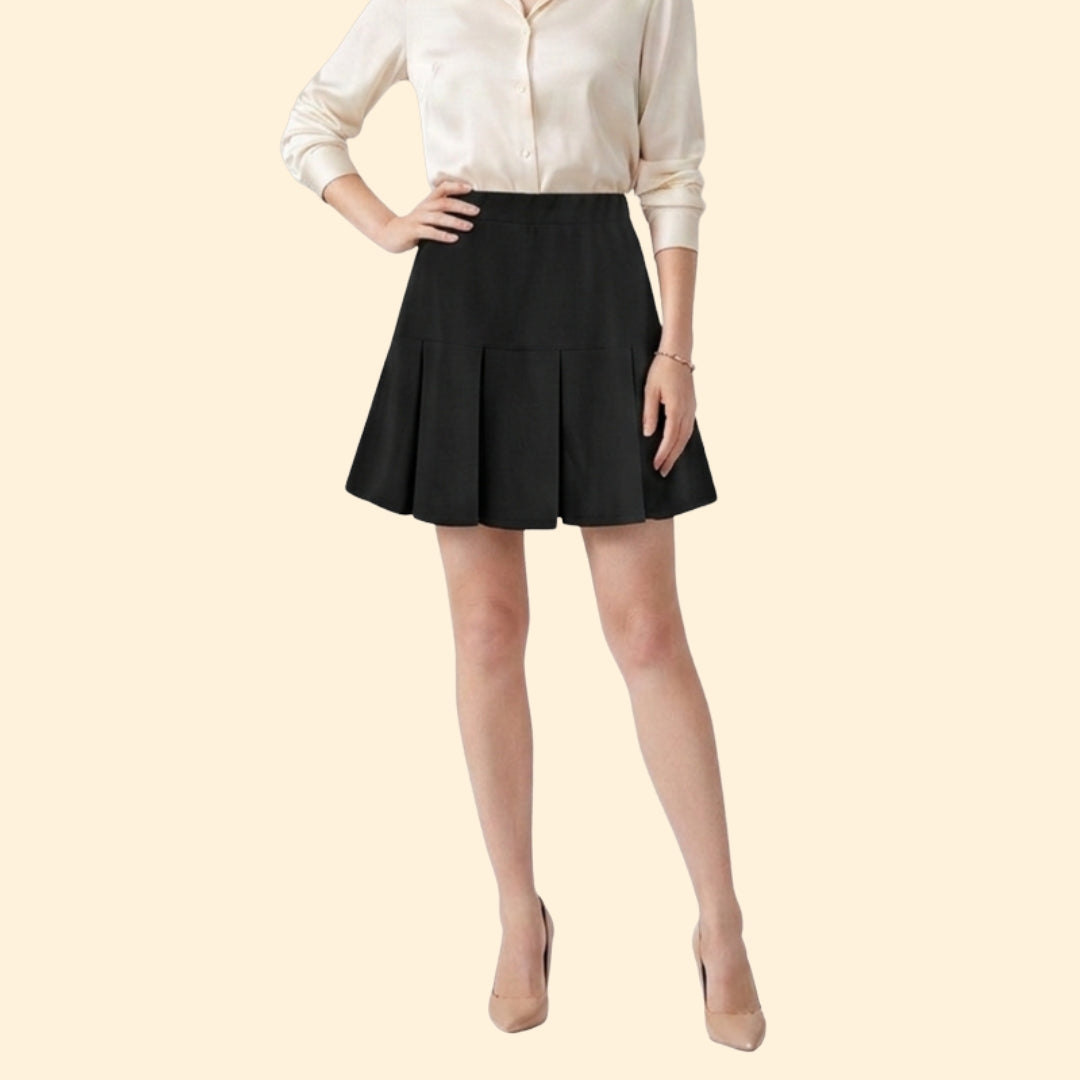 Women's Pleated A-Line Skirt