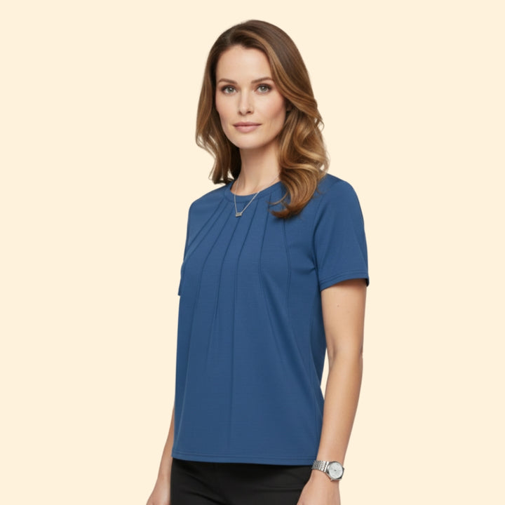 Women's Pleated Detail T-Shirt