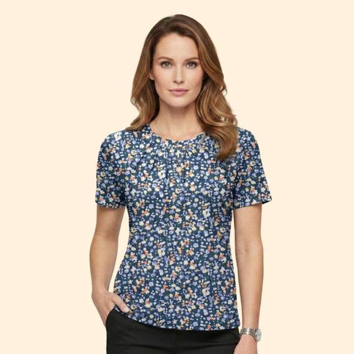 Women's Pleated Detail T-Shirt