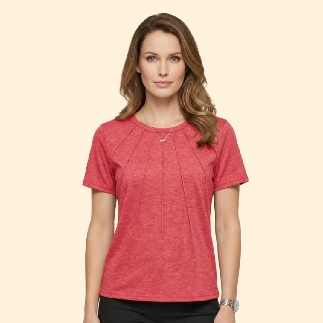 Women's Pleated Detail T-Shirt