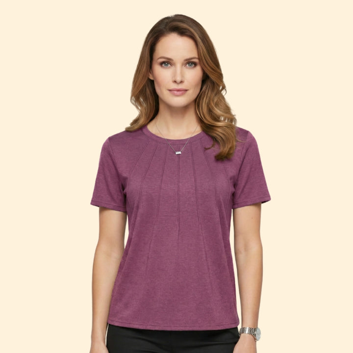 Women's Pleated Detail T-Shirt
