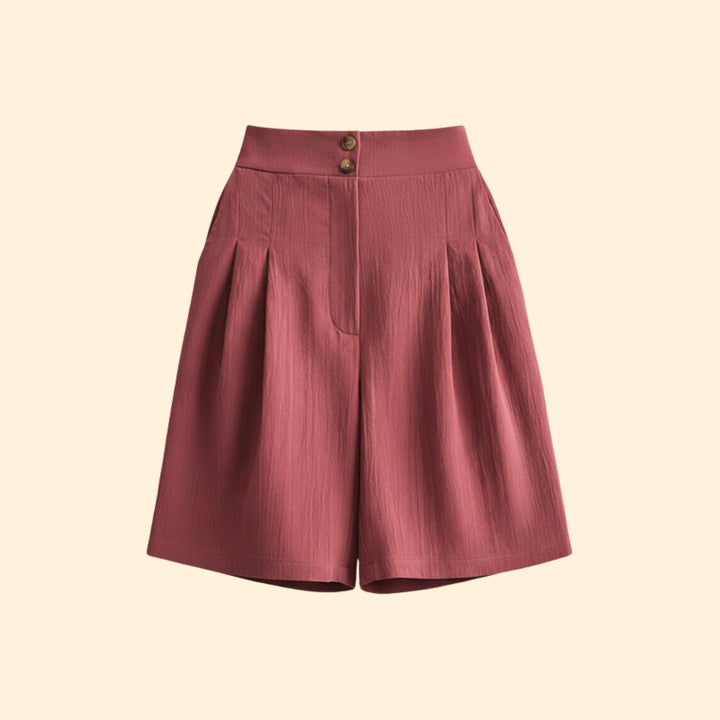 Women's Pleated Front Shorts