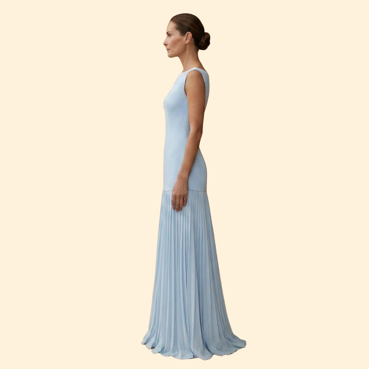 Women's Pleated Maxi Dress