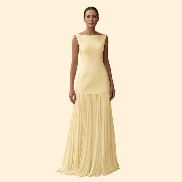 Women's Pleated Maxi Dress