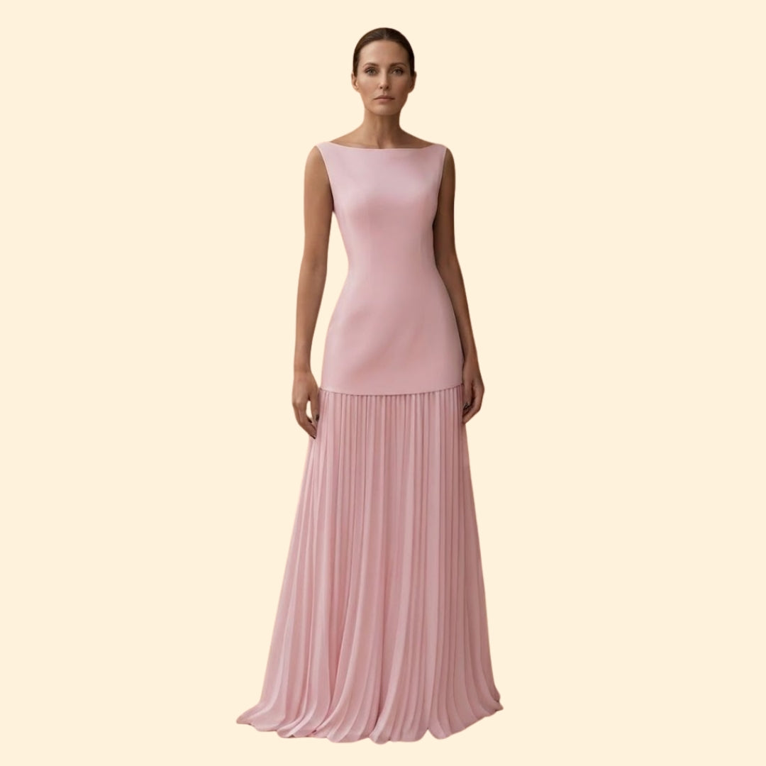 Women's Pleated Maxi Dress