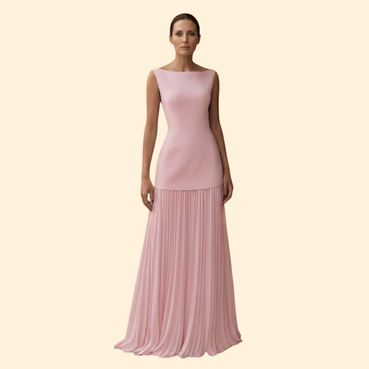 Women's Pleated Maxi Dress