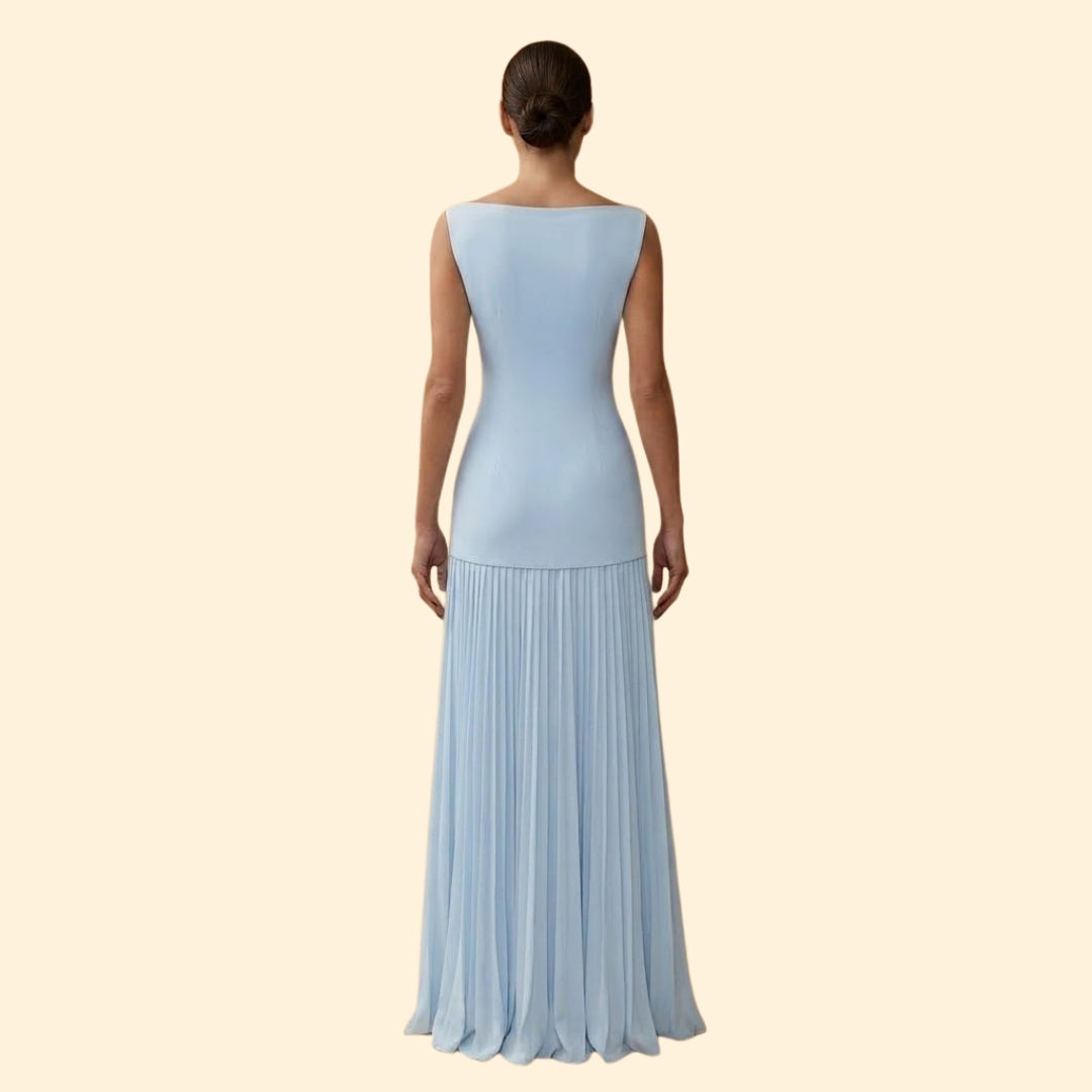 Women's Pleated Maxi Dress