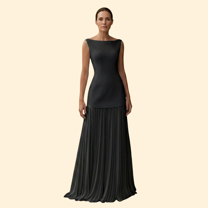 Women's Pleated Maxi Dress