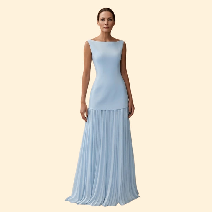 Women's Pleated Maxi Dress