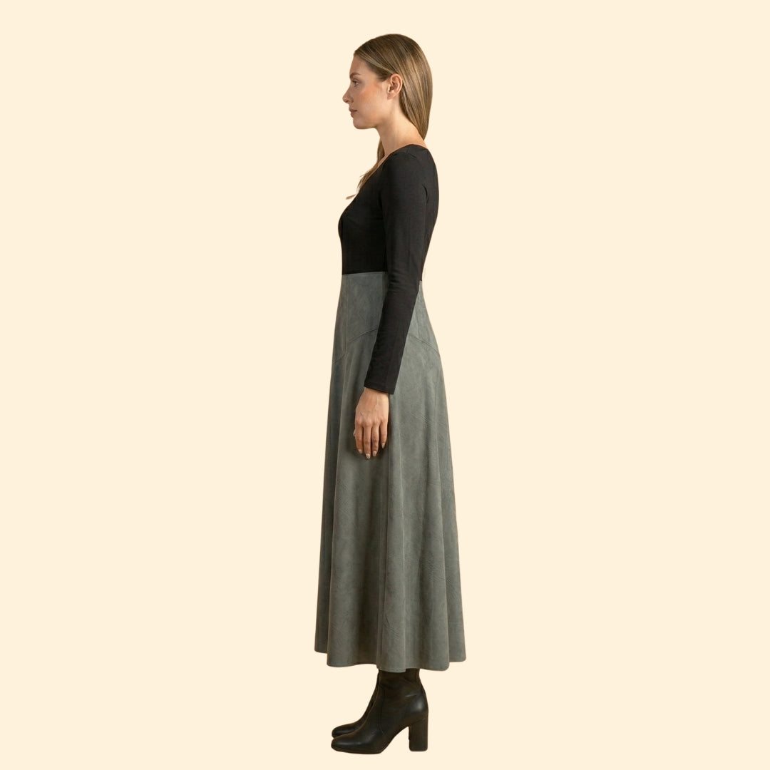 Women's Pleated Midi Dress