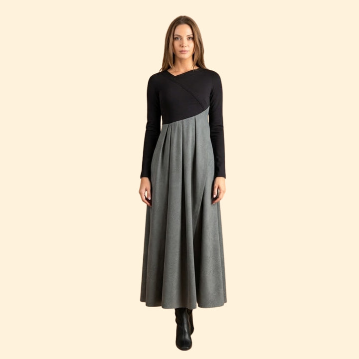 Women's Pleated Midi Dress