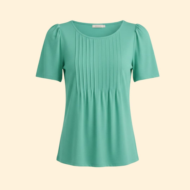Women's Pleated Sleeve Tee