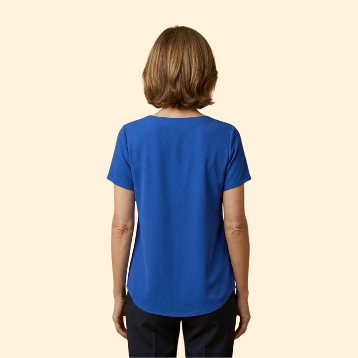Women's Pleated Square Blouse