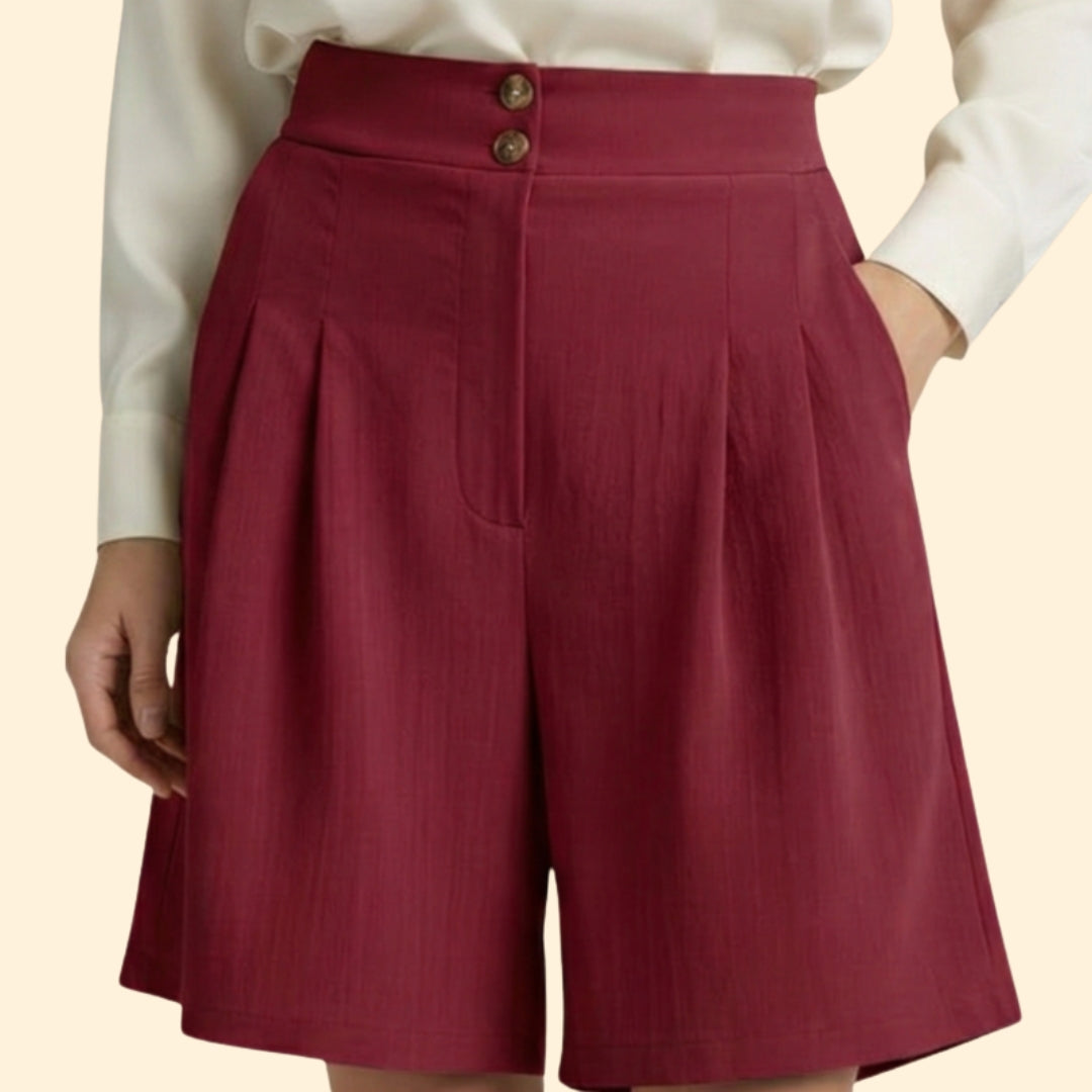 Women's Pleated Summer Shorts