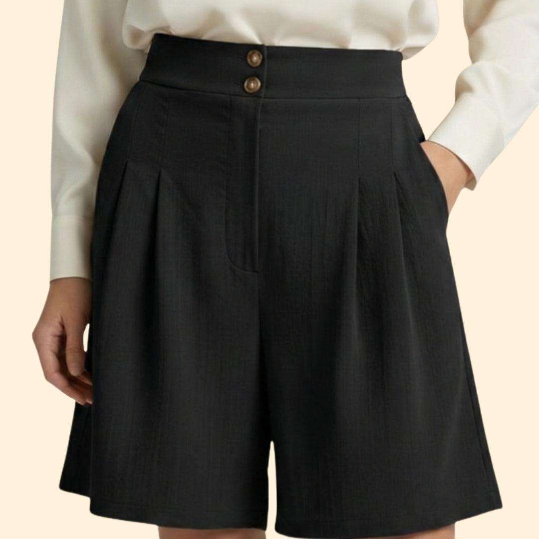 Women's Pleated Summer Shorts