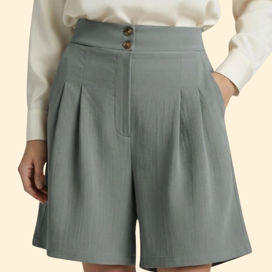 Women's Pleated Summer Shorts