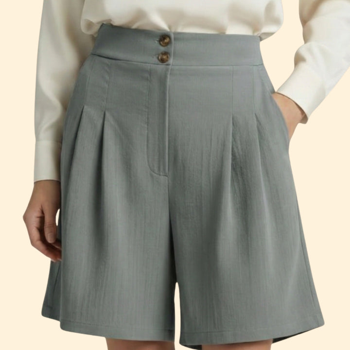 Women's Pleated Summer Shorts