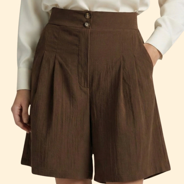 Women's Pleated Summer Shorts