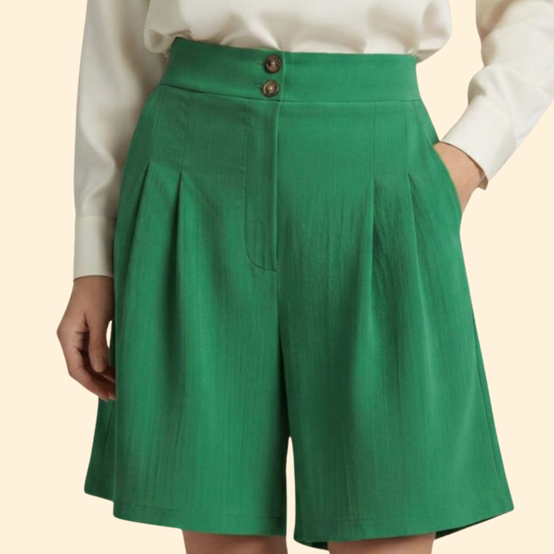 Women's Pleated Summer Shorts