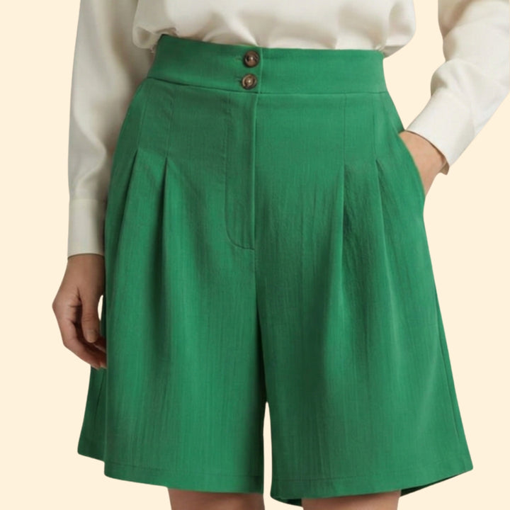 Women's Pleated Summer Shorts