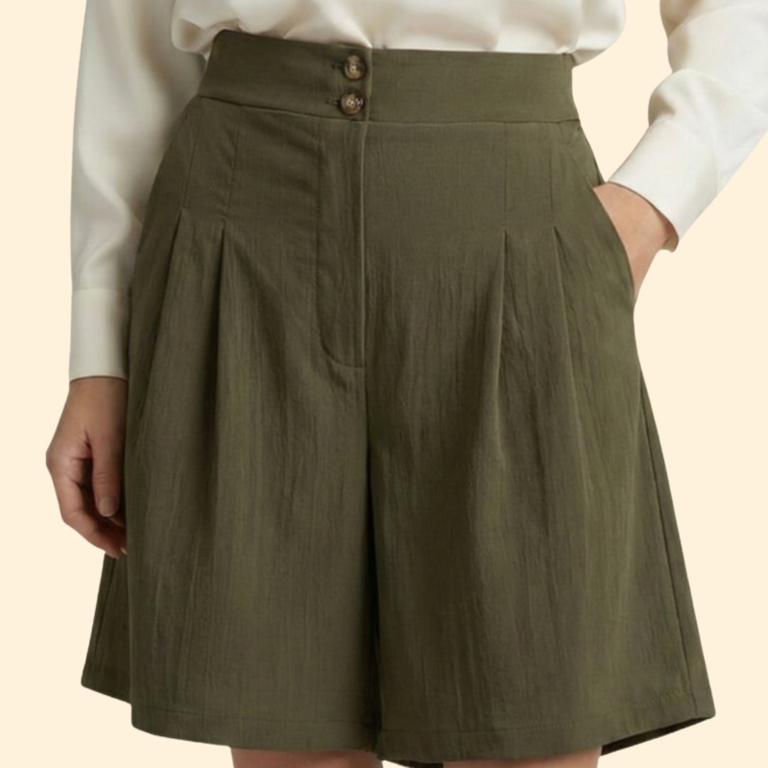 Women's Pleated Summer Shorts