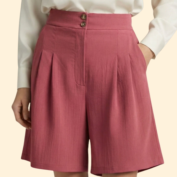 Women's Pleated Summer Shorts