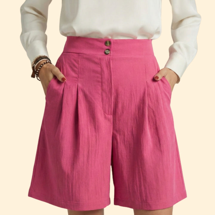 Women's Pleated Summer Shorts