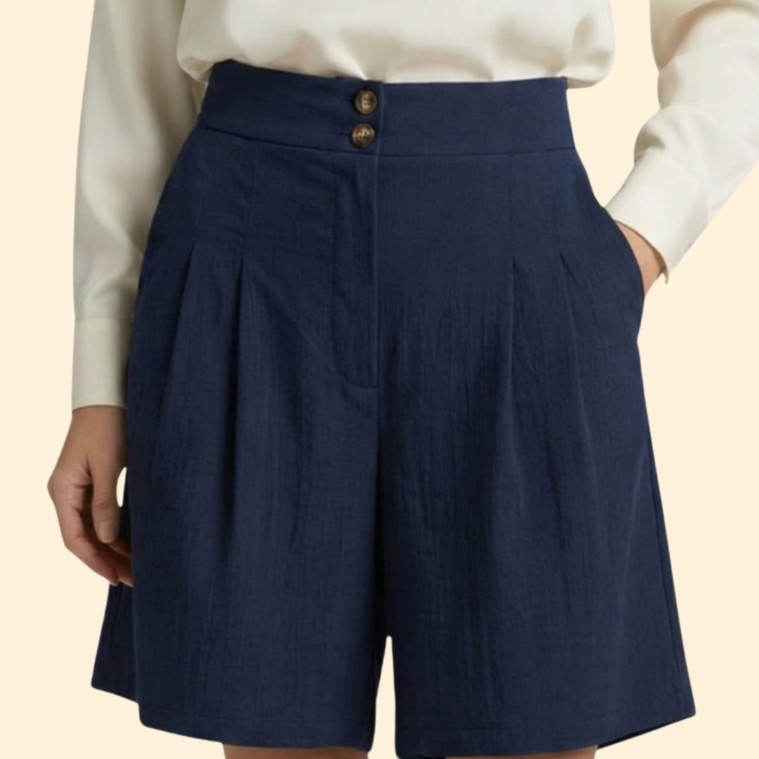 Women's Pleated Summer Shorts