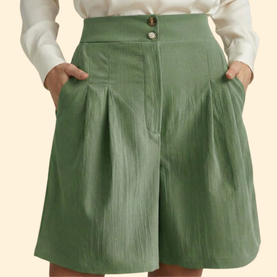 Women's Pleated Summer Shorts