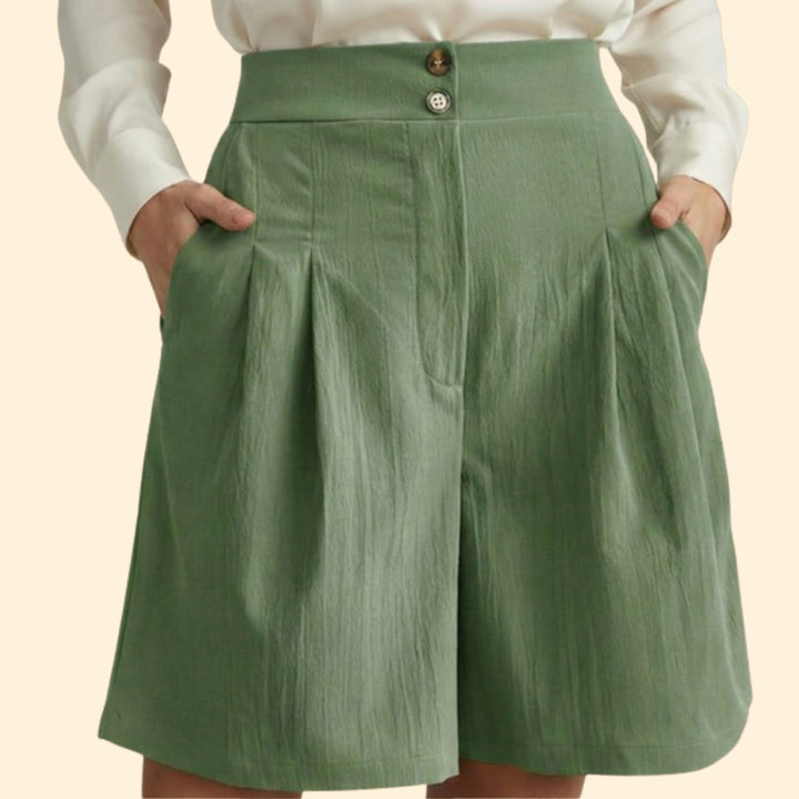 Women's Pleated Summer Shorts