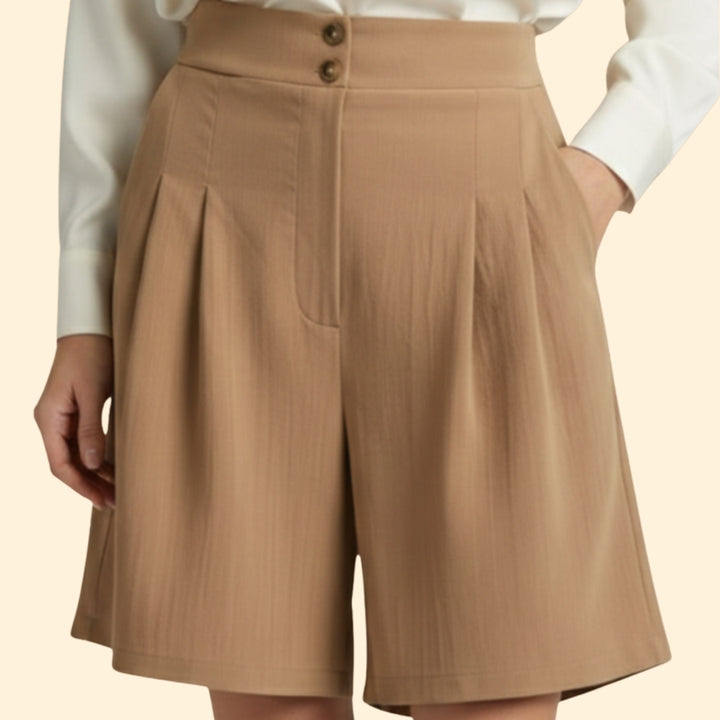 Women's Pleated Summer Shorts