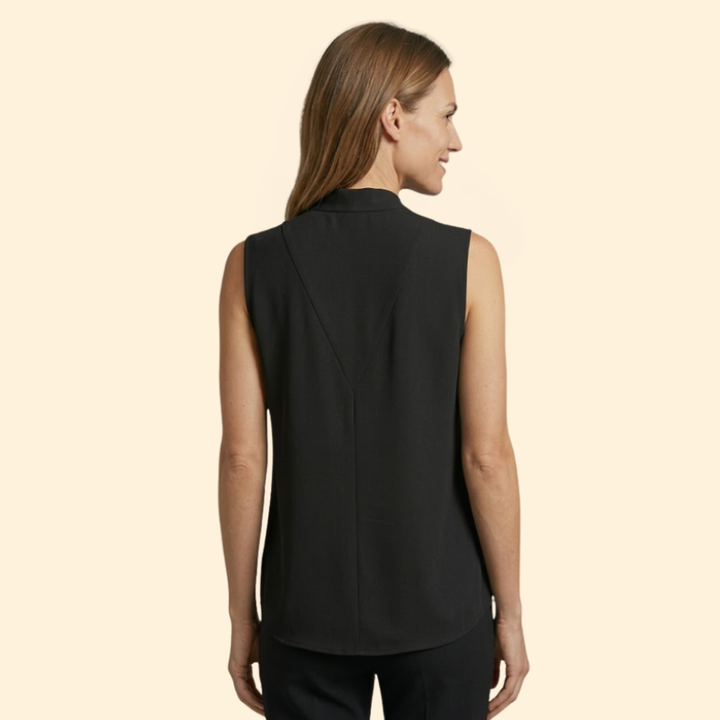 Women’s Pleated V-Neck Top