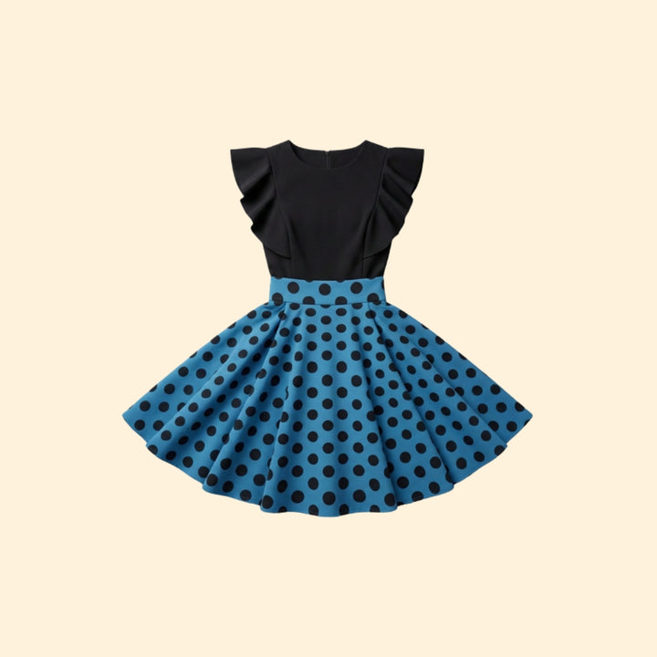 Women's Polka Dot Swing Dress
