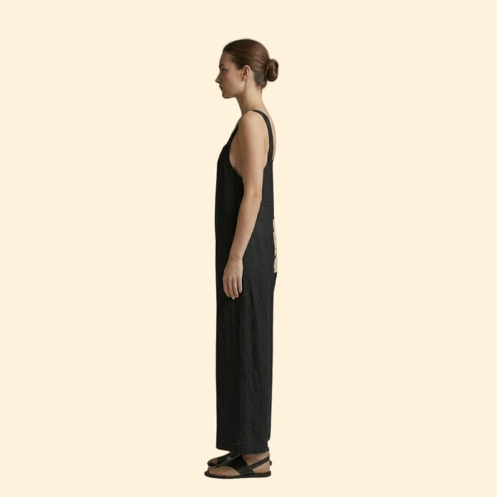 Women's Printed Adjustable Dungarees