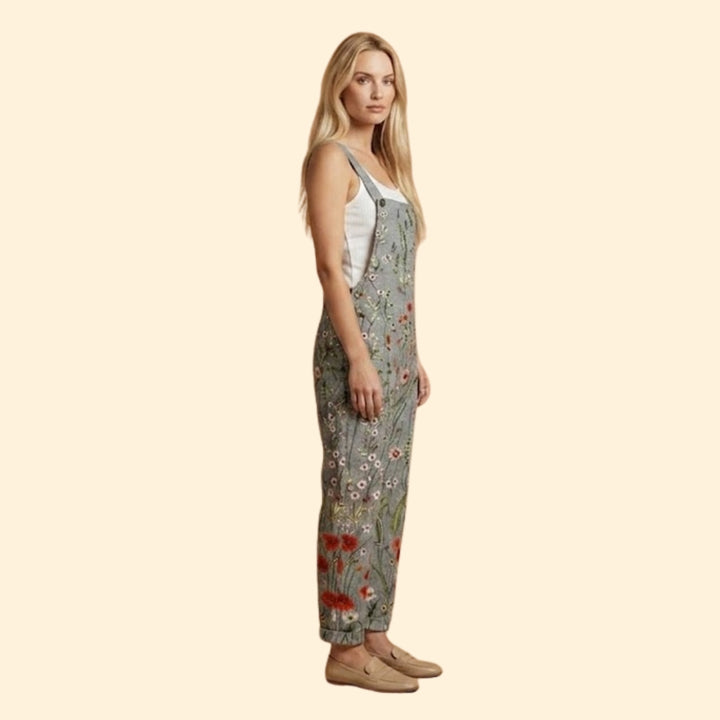 Women's Printed Comfortable Dungarees