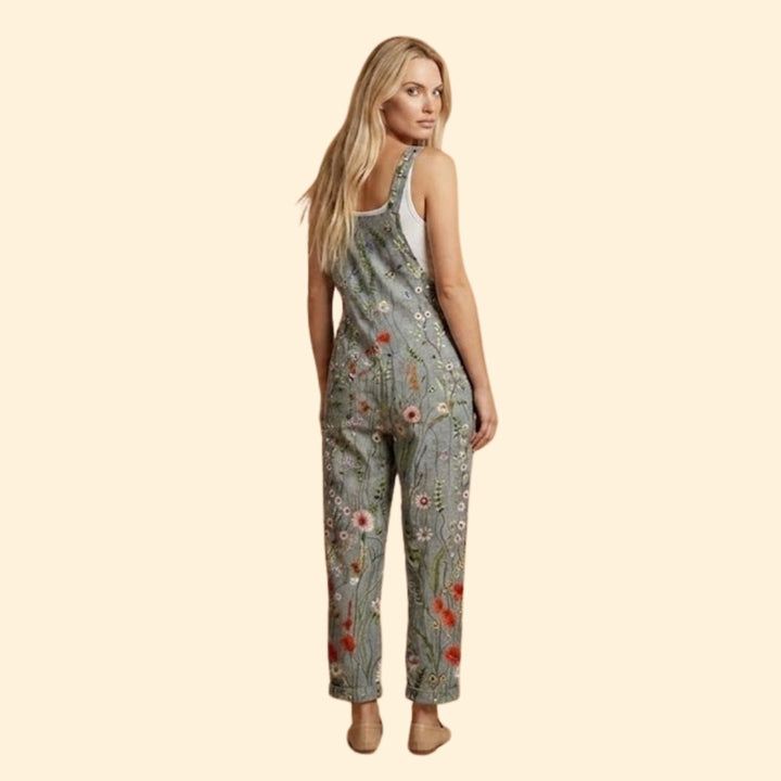 Women's Printed Comfortable Dungarees