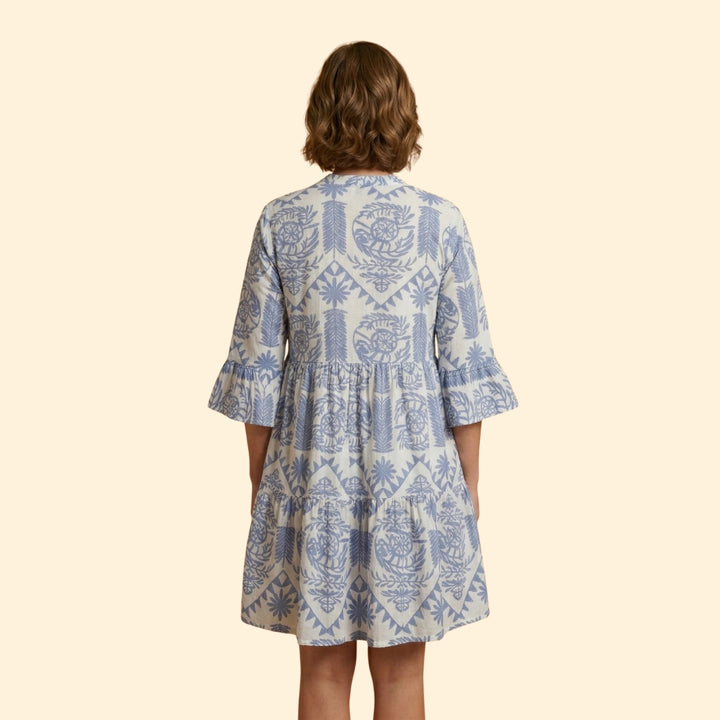 Women's Printed Knee-Length Dress