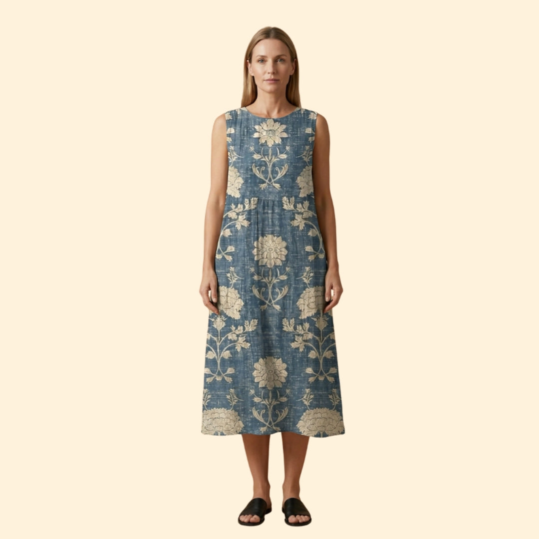 Women's Printed Midi Dress