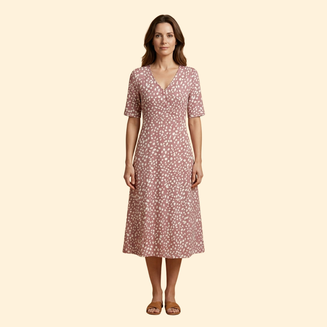 Women's Printed Midi Dress