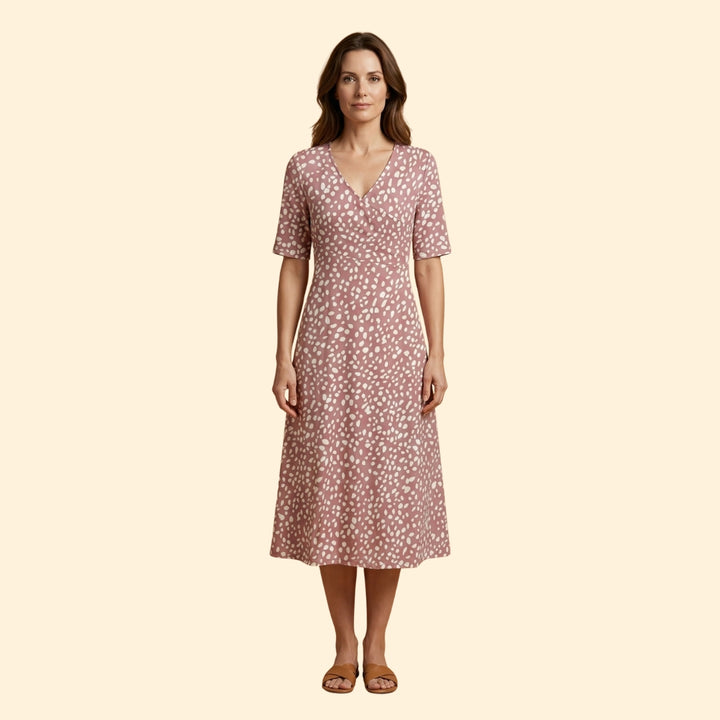 Women's Printed Midi Dress