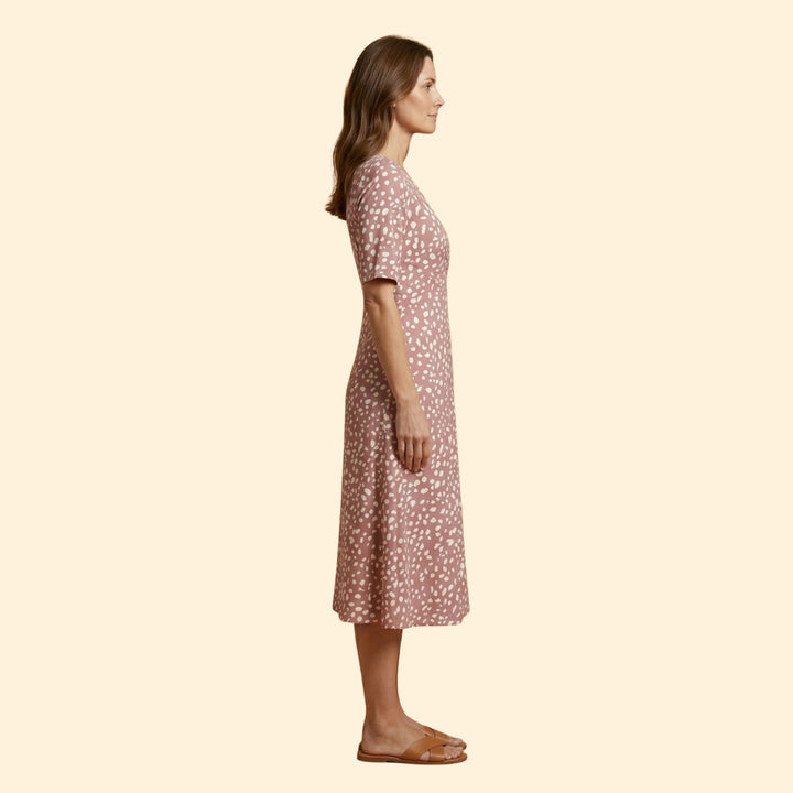 Women's Printed Midi Dress