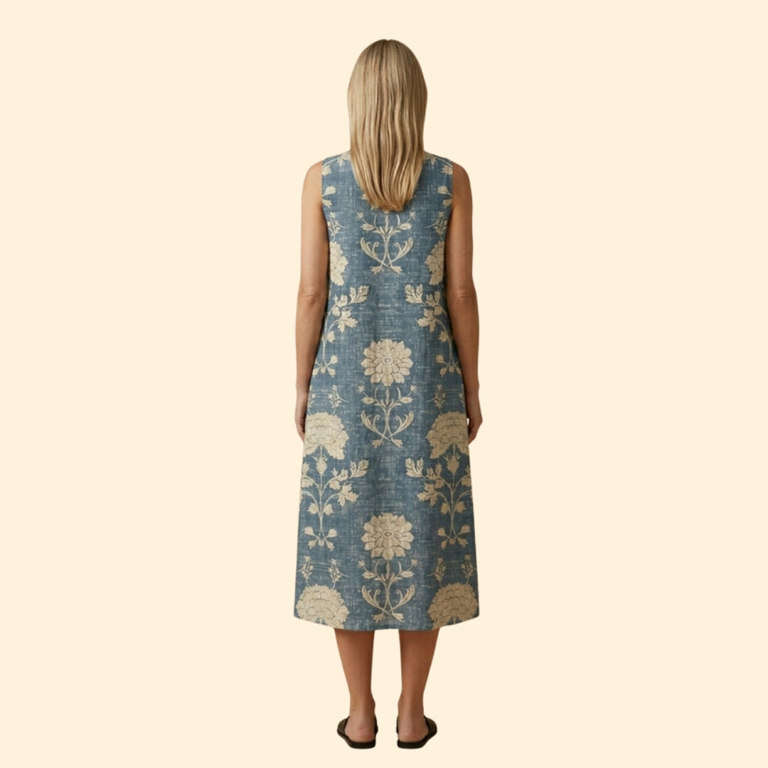 Women's Printed Midi Dress