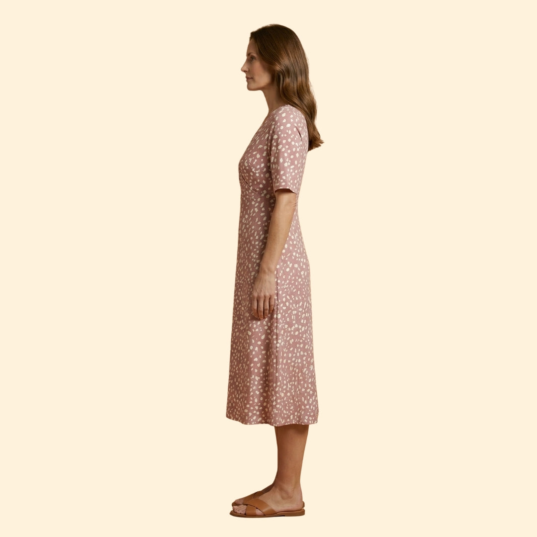 Women's Printed Midi Dress