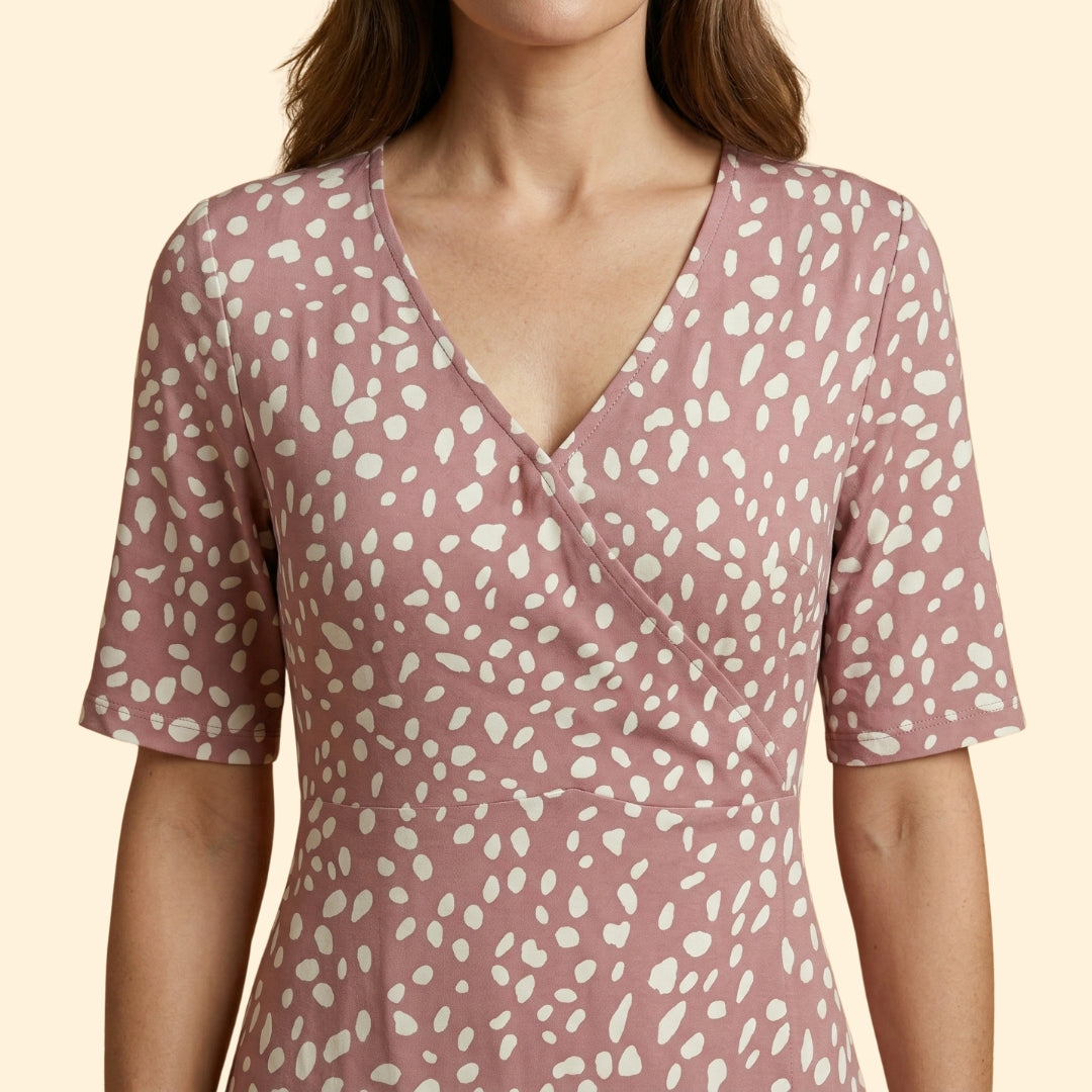 Women's Printed Midi Dress
