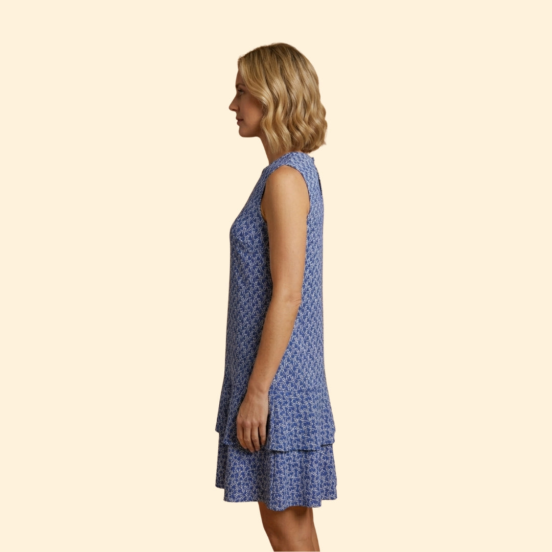 Women's Printed Sleeveless Dress