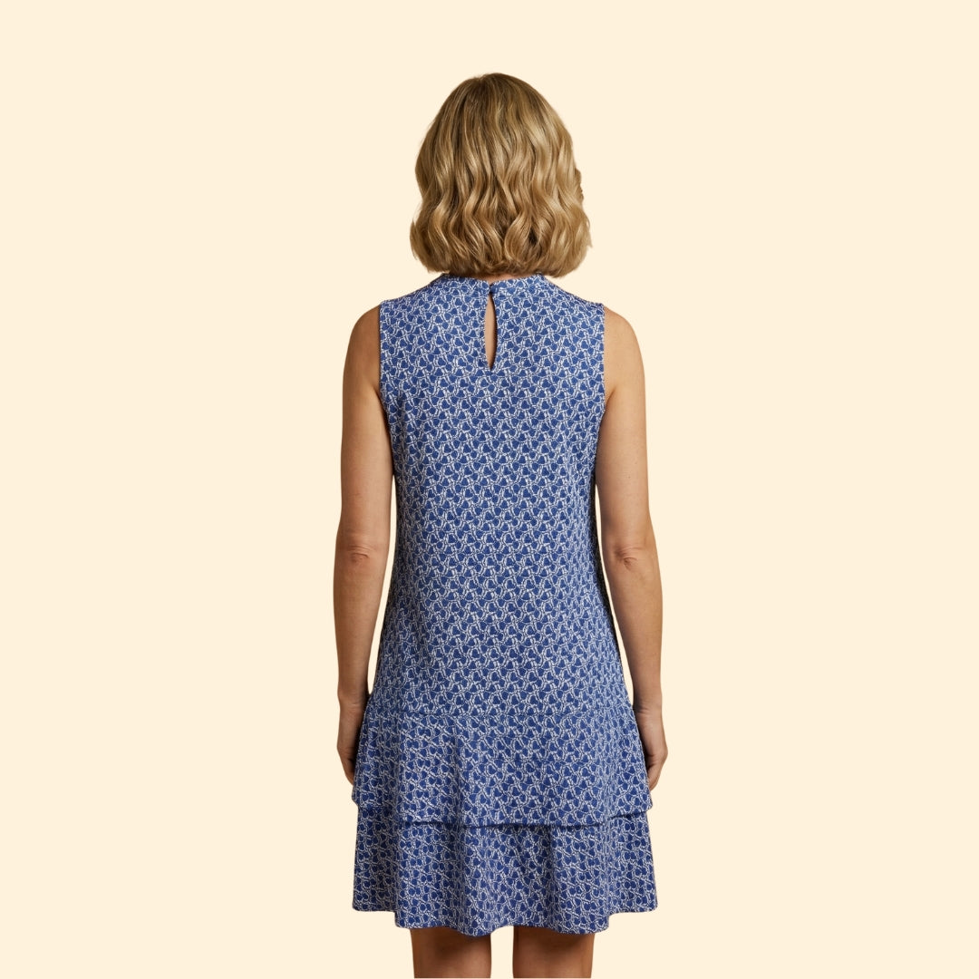 Women's Printed Sleeveless Dress